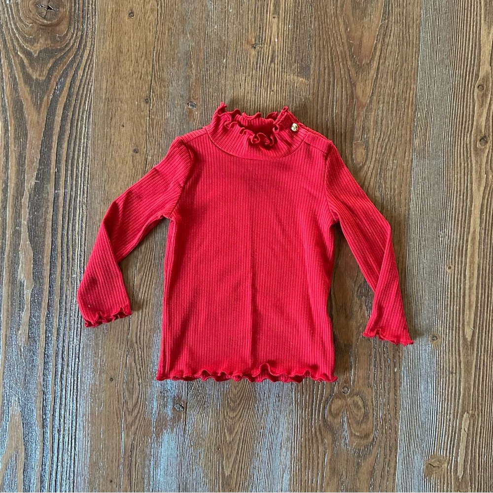 Janie and Jack | Ribbed Turtleneck Long Sleeve